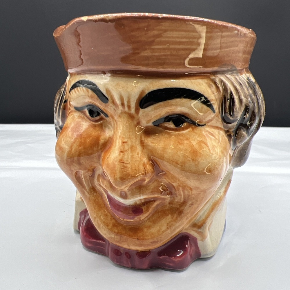 Vintage‎ Toby Mug Character Jug Colonial Man Made In Japan Ceramic 1950s